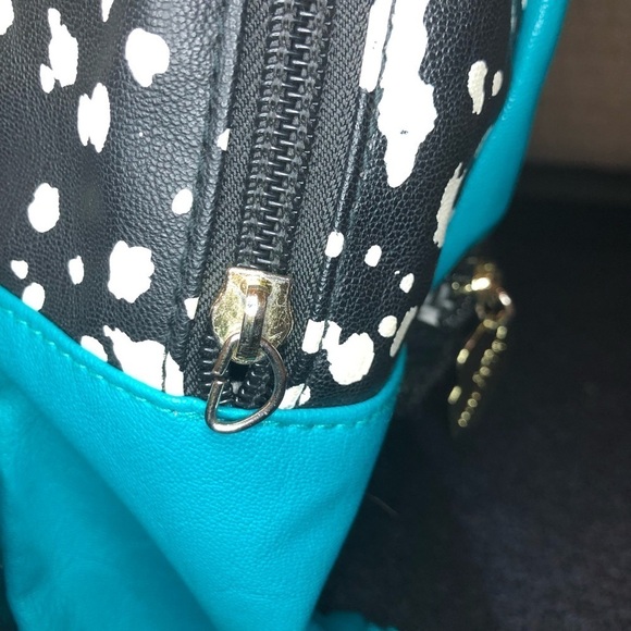 Betsey Johnson Blue & Black Mini Backpack main image 11